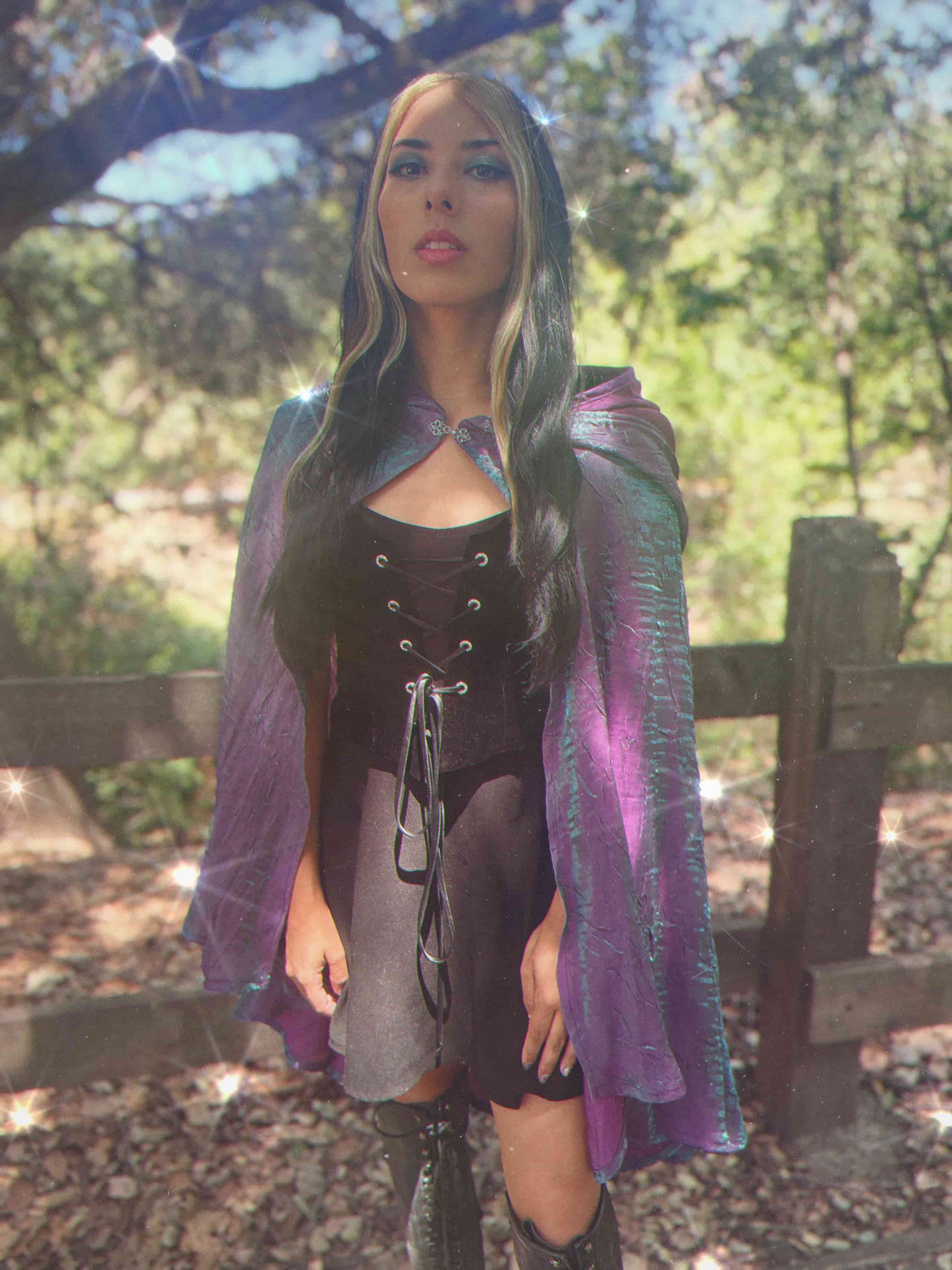 Mystic Radiance Cape - Violet-Blue