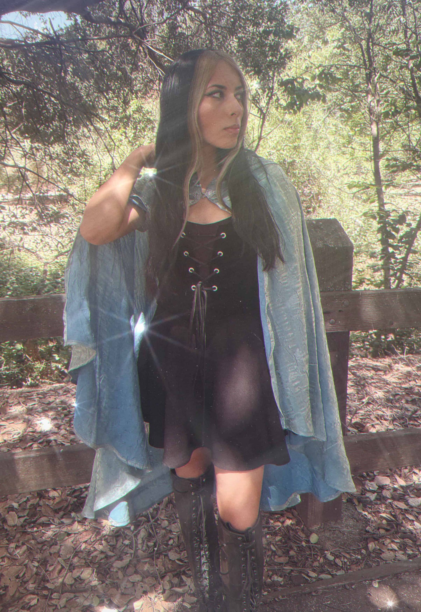 Mystic Radiance Cape - Sky Blue