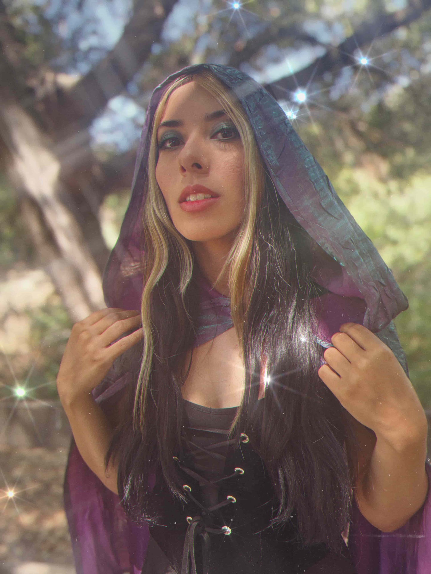 Mystic Radiance Cape - Violet-Blue