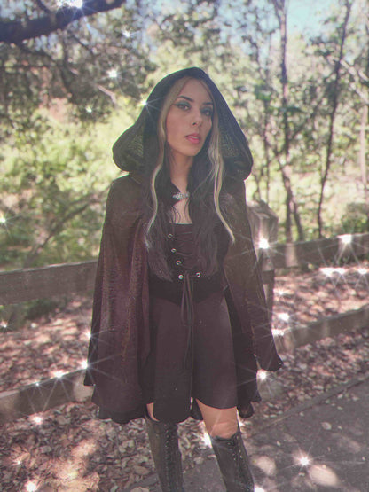 Mystic Radiance Cape - Black