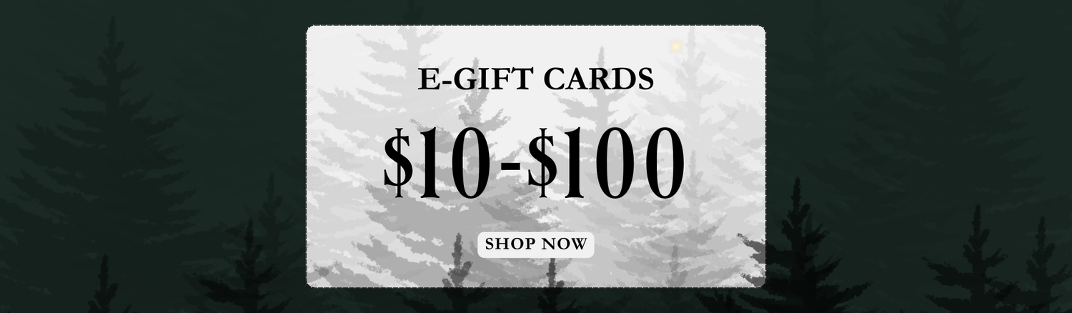 Gift card with $100 value for Herbal Hollow Co. on a dark purple background