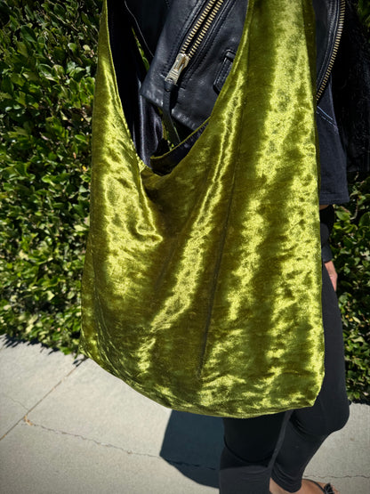 Olive Green Slouchy Bag