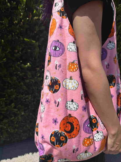 Pink Pumpkin Slouchy Bag