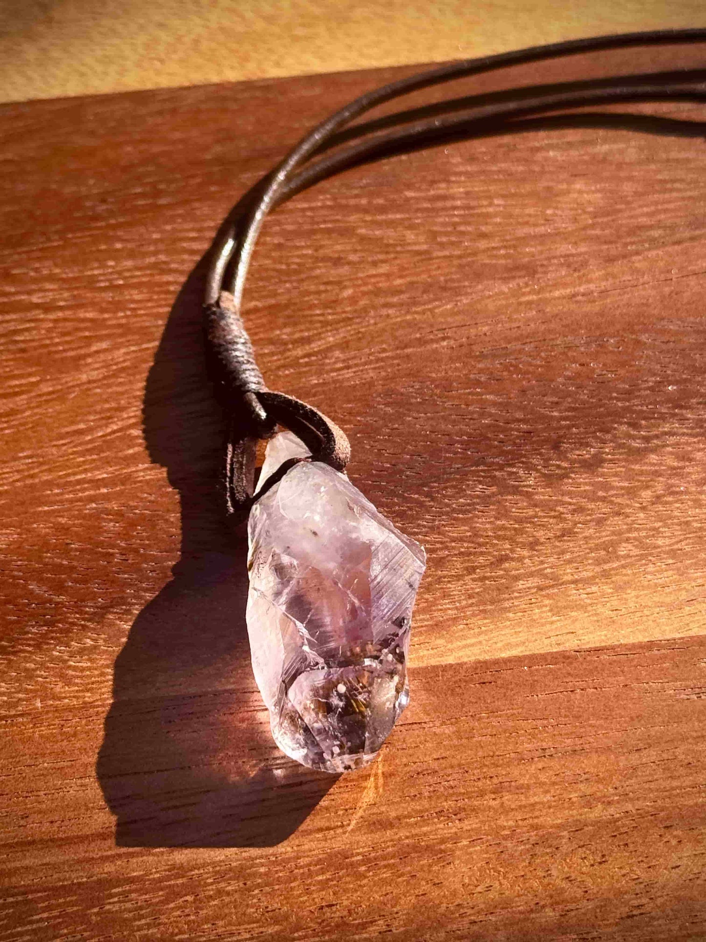 Amethyst Inclusions Necklace