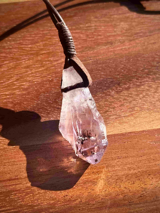Amethyst Inclusions Necklace