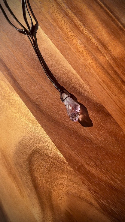 Amethyst Inclusions Necklace